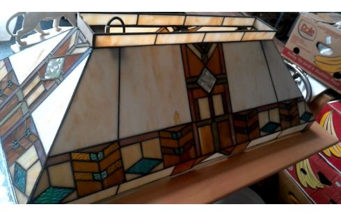LÁMPARA DE TECHO TIFFANY RECTANGULAR