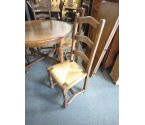 4 CHAISES PAILLEES