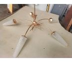 LUSTRE 5 BRANCHES VINTAGE