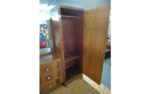 ARMOIRE COIFFEUSE ART DECO