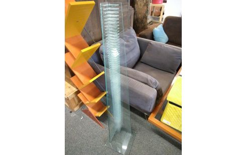 ETAGERE CD VERRE