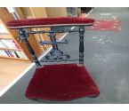 PRIE DIEU BOIS ASSISE VELOURS