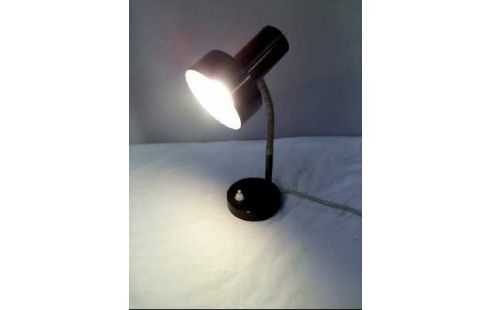 TISCHLAMPE METALL BRAUN 70ER-STIL