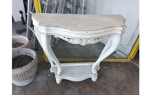 CONSOLE CERUSÉ CRÈME