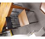 4 CHAISES MODERNE NOIR