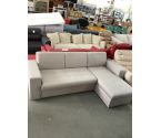 CANAPE D'ANGLE CONVERTIBLE AVEC PRISE GRIS