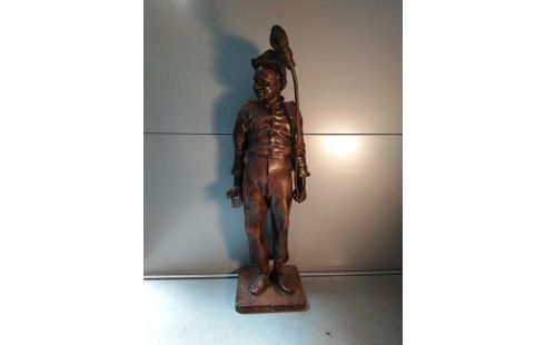 SCULPTURE BRONZE LE SOLDAT EUGENE KAMPF