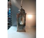 LANTERNE METAL VERRE CARRE