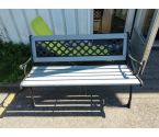 BANC METAL BOIS