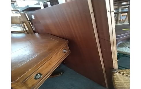 TABLE OCTOGONALE STYLE ANGLAIS PIED ABÎMÉ 3 ALLONGES