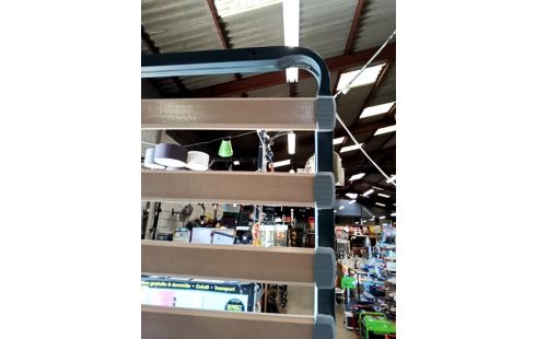 SOMMIER A LATTES 160/200. 6 PIEDS