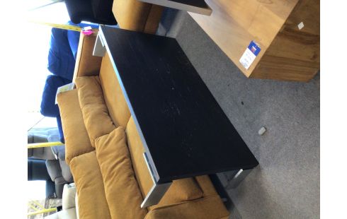 TABLE BASSE BRUN METAL EN ETAT