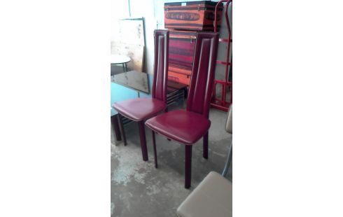 PAIRE DE CHAISES