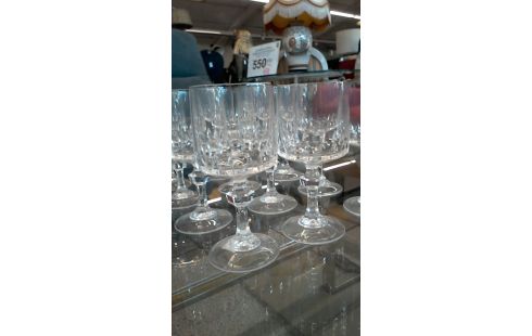 VERRES CRISTAL LE LOT