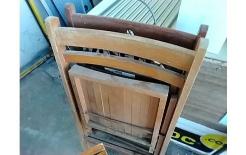 CHAISE PLIANTE BOIS