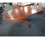 TABLE RONDE 1 ALLONGE CENTRALE BOIS RUSTIQ UE
