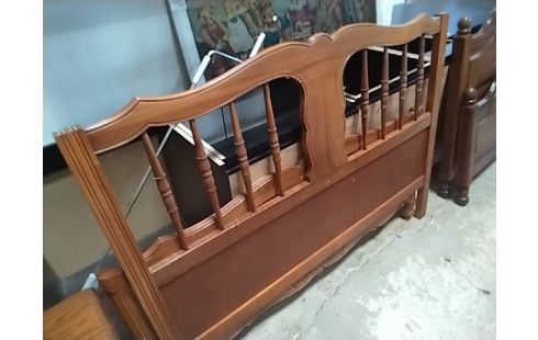 LIT 140X190 STYLE REGENCE BOIS RUSTIQUE