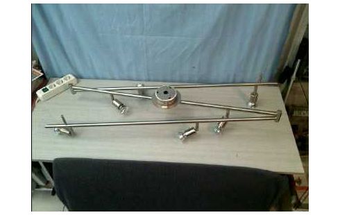 DECKENLAMPE METALL 6-LEUCHT. VERST.BAR