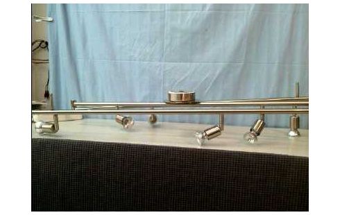 DECKENLAMPE METALL 6-LEUCHT. VERST.BAR