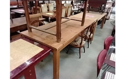 TABLE BOIS 2 TIROIRS