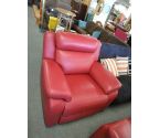 FAUTEUIL CUIR ROUGE POLTRONESOFA