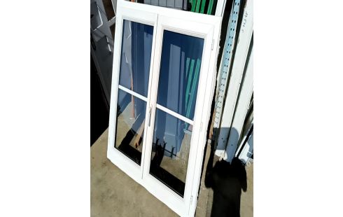 FENETRE DOUBLE VITRAGE 2 VANTAUX PVC