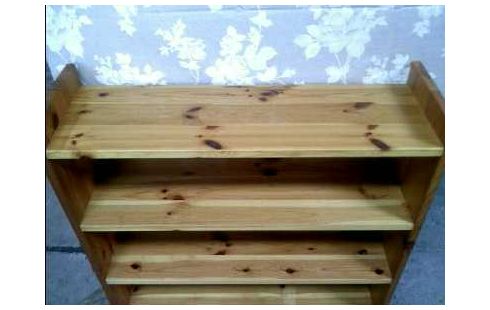 REGAL VOLLHOLZ KIEFER 4-EBENEN