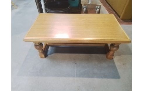 TABLE BASSE CHENE MASSIF