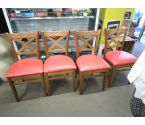 4 CHAISES SIMILI CUIR LEPAGE