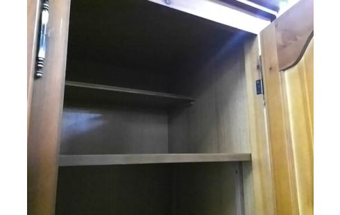 ARMOIRE 3P AVEC PENDERIE DOUBLE + ETAGERES