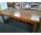 TABLE DE FERME BOIS 203X84