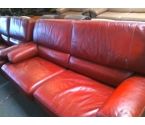 CANAPE ROUGE 2P (TACHES)