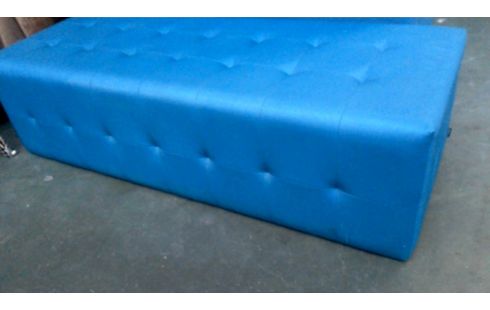 PUF MODELO GRANDE AZUL TEJIDO
