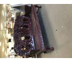 SALON 3+1+1+TABLE ASIATIQUE SCULPTE