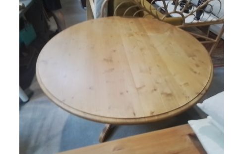 TABLE RONDE EN PIN +1ALL