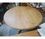 TABLE RONDE EN PIN +1ALL