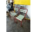 CHAISE METAL ET BOIS