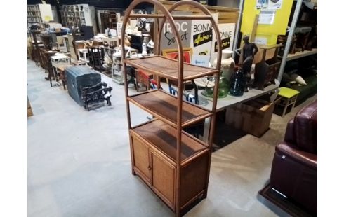 ETAGERE ROTIN 2P