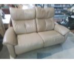 CANAPE RELAX MANUEL CUIR TAUPE HIMOLLA