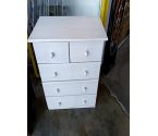 COMMODE 5 TIROIRS BLANCHE
