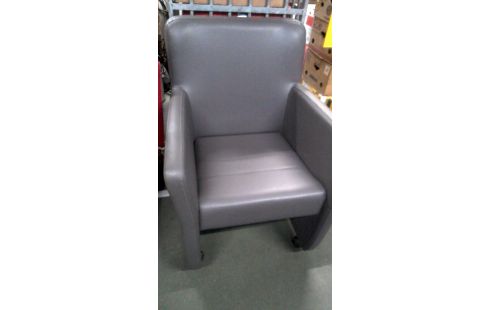 SILLÓN DE CUERO CLUB NEGRA IMITACIÓN CUERO, , MÓVIL