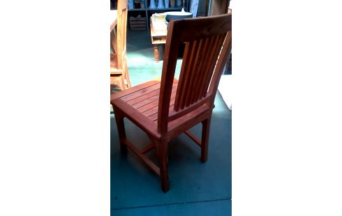 4 STOELEN TEAK