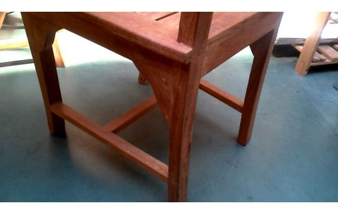 4 STOELEN TEAK