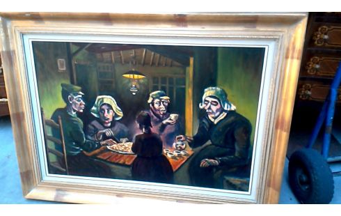 SCHILDERIJ AVONDMAAL