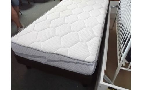 LIT AVEC MATELAS 90X190