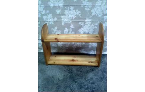 HÄNGEREGAL HOLZ 2-EB. NATURFARBEN