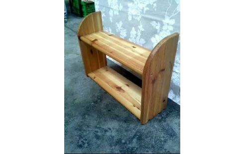 HÄNGEREGAL HOLZ 2-EB. NATURFARBEN