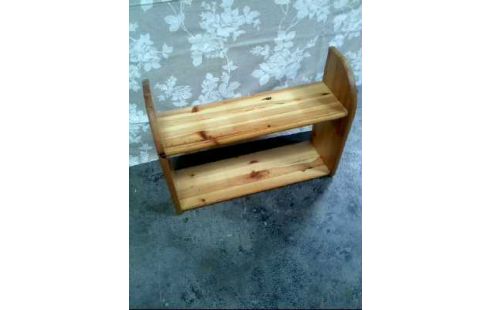 HÄNGEREGAL HOLZ 2-EB. NATURFARBEN