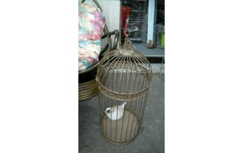 CAGE A OISEAU DORE