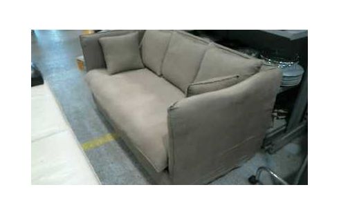 CANAPE CONVERTIBLE TISSU KAKI